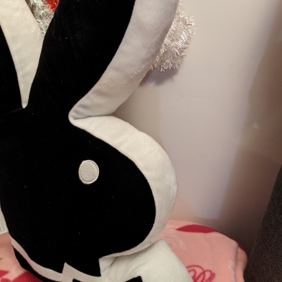 Black playboy bunny pillow 🐰🥰 - Picture 3 of 6